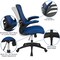 Emma and Oliver Mid-Back Mesh Swivel Ergonomic Task Office Chair with Flip-Up Arms